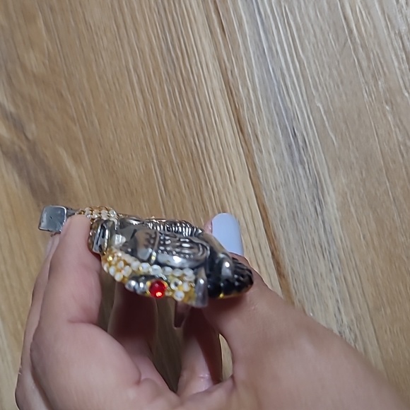 Swarovski  cristals bealt buckle motorcycle - Picture 4 of 5